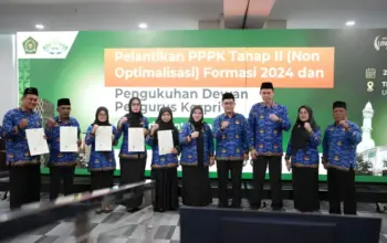 Lima PPPK UIN Raden Intan Lampung Dilantik Bersama 13.224 Pegawai Kemenag se-Indonesia 9 Lima PPPK UIN Raden Intan Lampung Dilantik Bersama 13 Ribu Pegawai Kemenag se-Indonesia