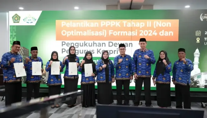 Lima PPPK UIN Raden Intan Lampung Dilantik Bersama 13.224 Pegawai Kemenag se-Indonesia