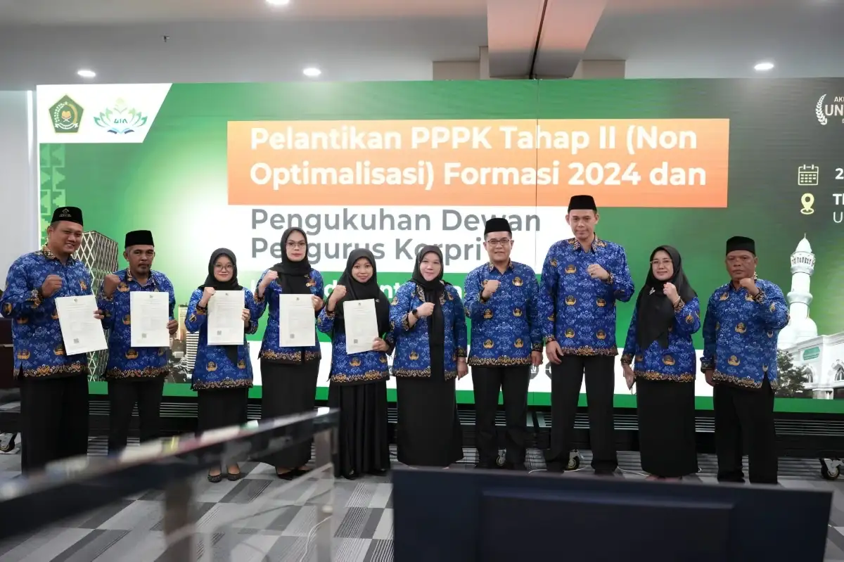 Lima PPPK UIN Raden Intan Lampung Dilantik Bersama 13.224 Pegawai Kemenag se-Indonesia 1 Lima PPPK UIN Raden Intan Lampung Dilantik Bersama 13 Ribu Pegawai Kemenag se-Indonesia