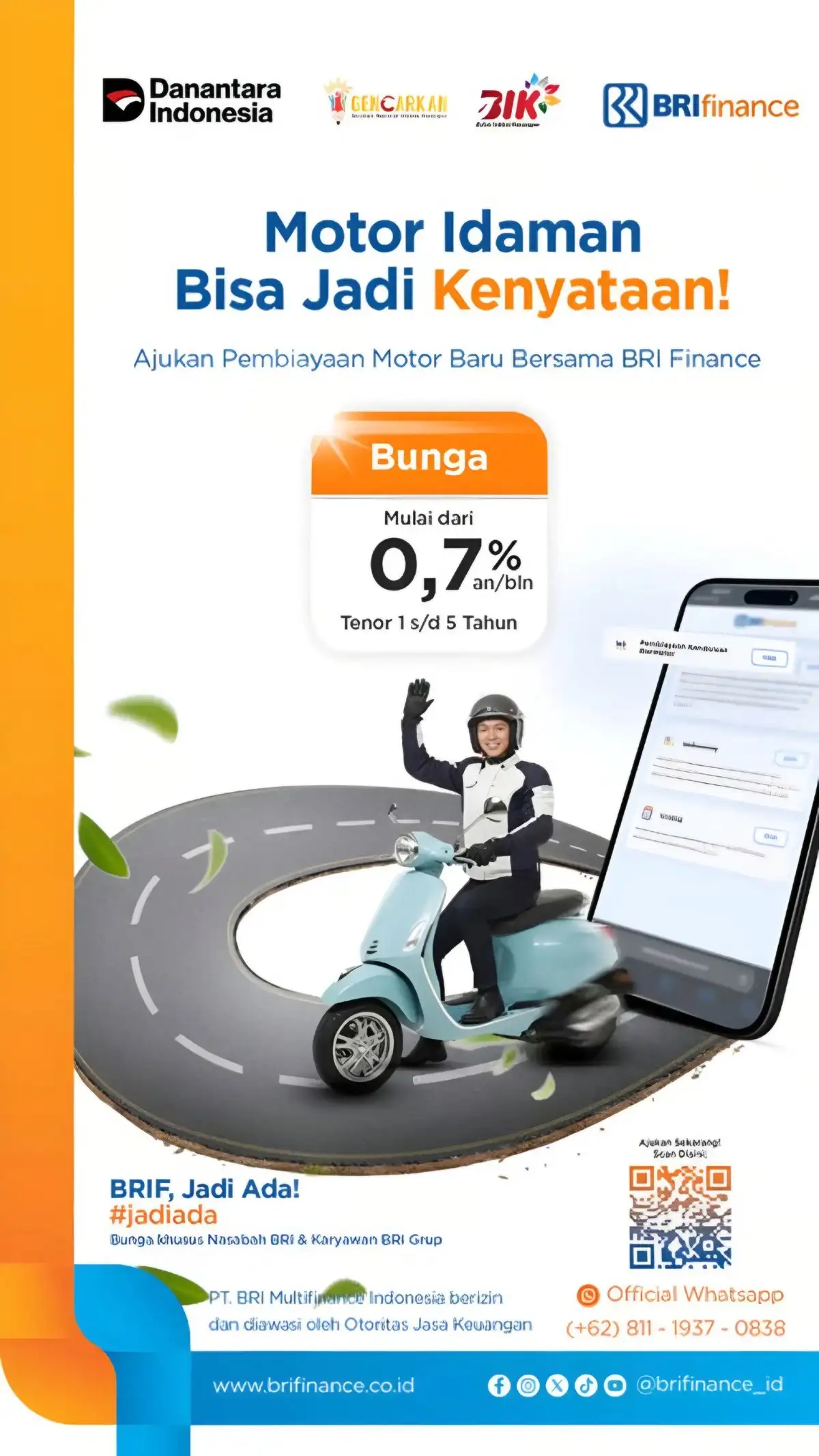Motor Impian Lebih Mudah Didapat, Intip Promo Spesial dari BRI Finance