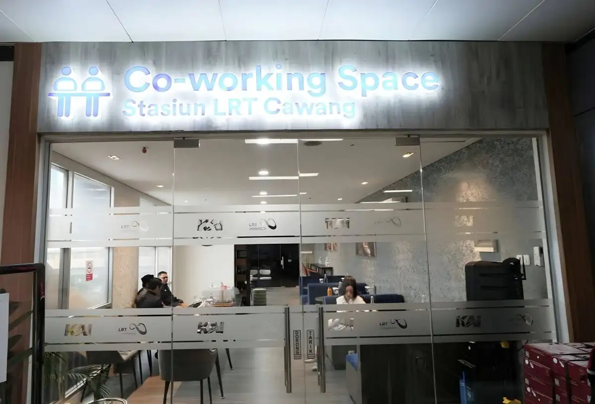 Nikmati Co-Working Space Nyaman di Stasiun Cawang, Gratis untuk Penumpang LRT Jabodebek