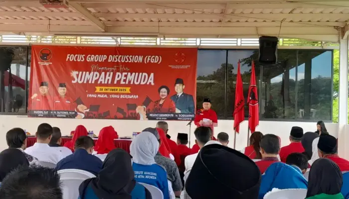PDIP Ajak Pemuda Lampung Jaga Idealisme dan Persatuan Lewat FGD Hari Sumpah Pemuda
