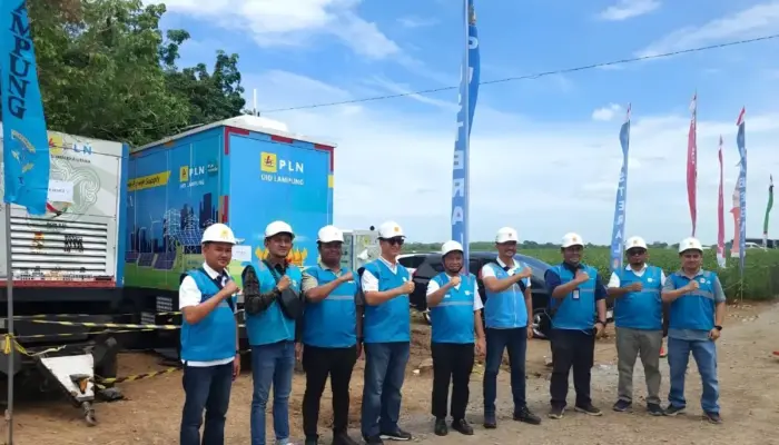 PLN Pastikan Listrik Andal Kawal Panen Ketahanan Pangan TNI AL di Lampung Utara