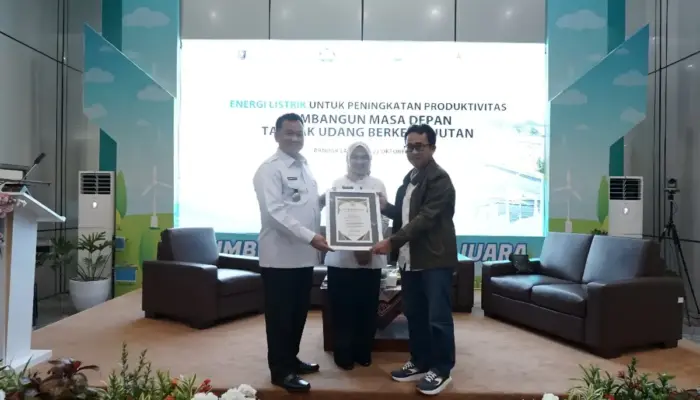 Dukung Tambak Udang Berkelanjutan, PLN Raih Penghargaan dari Gubernur Lampung