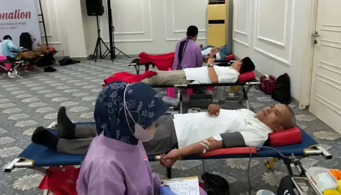PTPN IV Regional VII Dukung Kegiatan Kemanusiaan PMI Lampung dalam Peringatan HUT ke-80