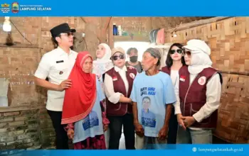 Pemkab Lampung Selatan dan WFI Kolaborasi Bedah Rumah Warga di Kalianda dan Sidomulyo