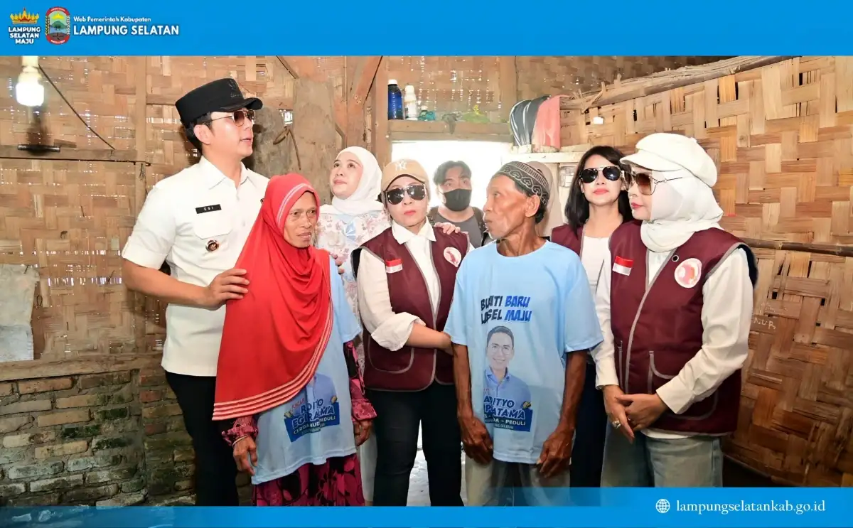 Pemkab Lampung Selatan dan WFI Kolaborasi Bedah Rumah Warga di Kalianda dan Sidomulyo