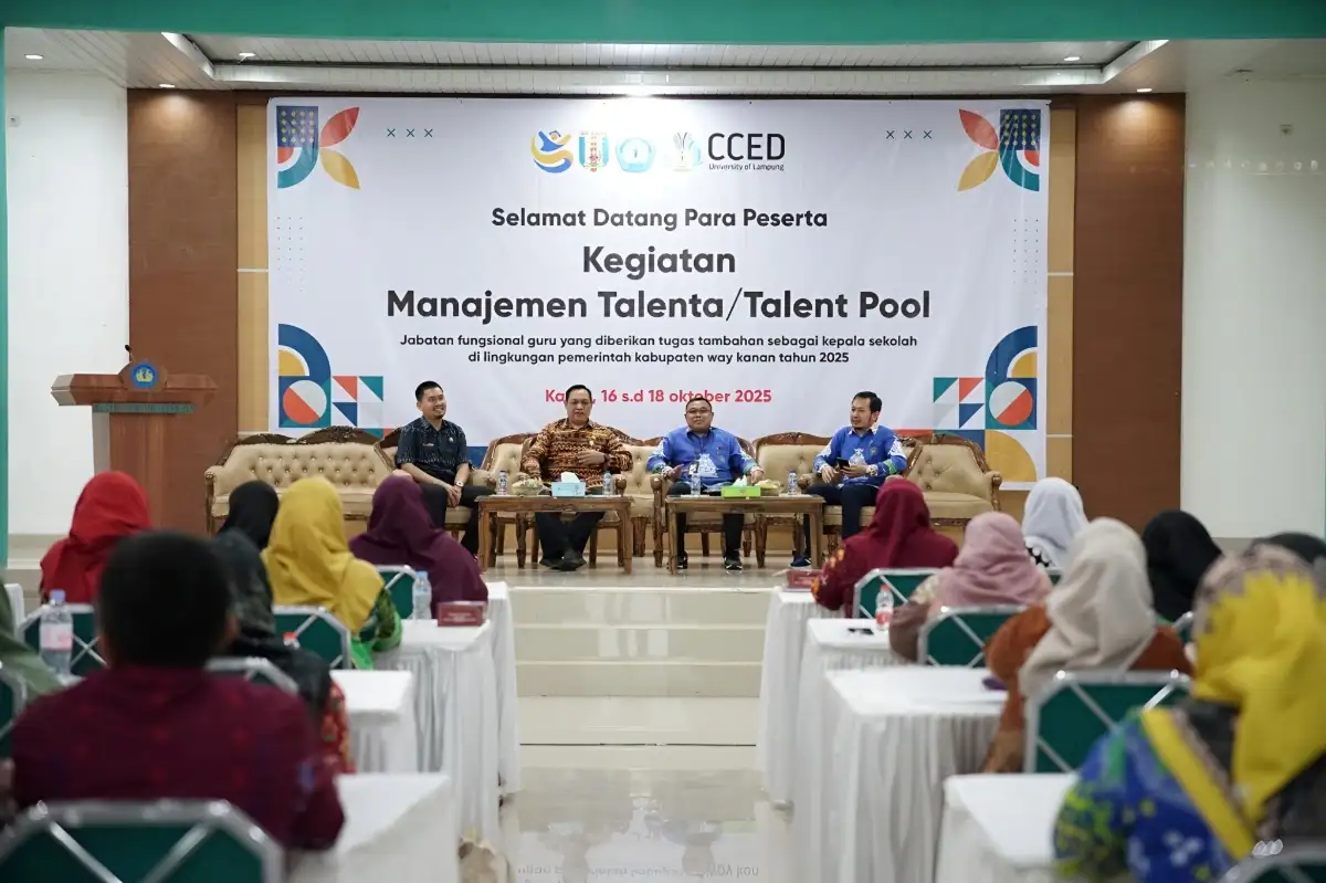 Pemkab Way Kanan dan Unila Kolaborasi Tingkatkan Kompetensi Kepala Sekolah lewat Pelatihan Manajemen Talenta