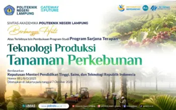 Polinela Perluas Arah Pendidikan Vokasi, Buka Program Studi Teknologi Produksi Tanaman Perkebunan 4 Polinela Resmi Luncurkan Prodi Baru Teknologi Produksi Tanaman Perkebunan