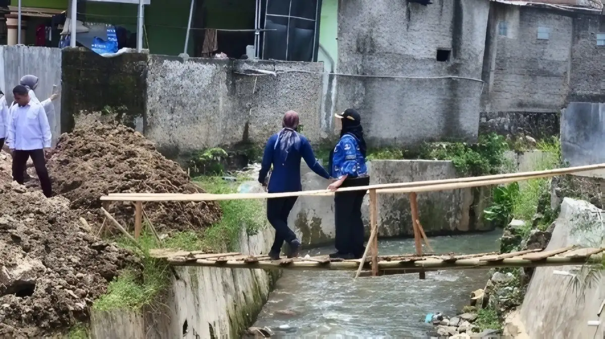Rehabilitasi Jembatan Kalibalau Dikebut Pemkot Bandar Lampung, Antisipasi Banjir