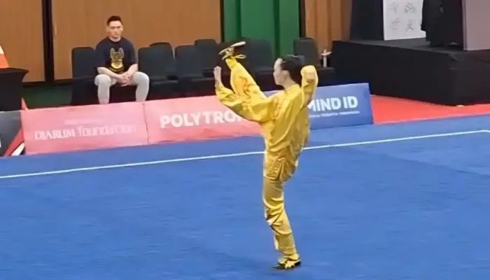 Hari Pertama PON Beladiri 2025, Tim Wushu Lampung Gagal Raih Medali, Selisih Poin Jadi Penentu
