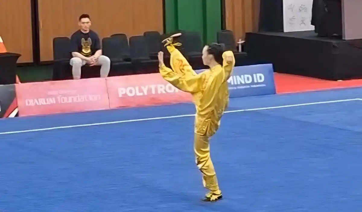 Hari Pertama PON Beladiri 2025, Tim Wushu Lampung Gagal Raih Medali, Selisih Poin Jadi Penentu 1 Selisih Tipis, Tim Wushu Lampung Gagal Amankan Dua Perunggu di PON Beladiri 2025