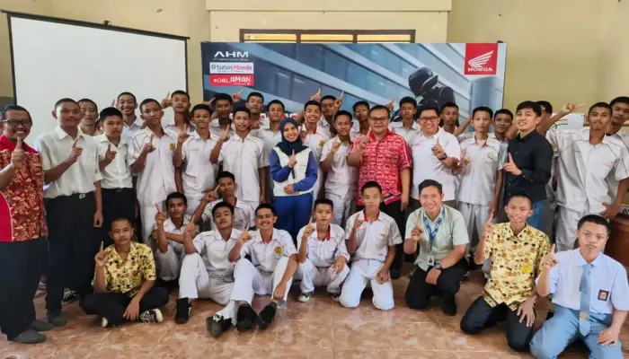 TDM Lampung Edukasi Pelajar SMKN 2 Bandar Lampung Jadi Role Model Keselamatan Berkendara