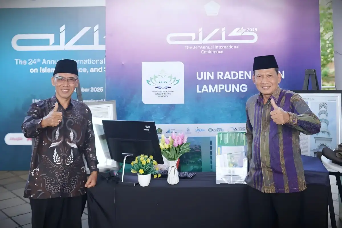 UIN Raden Intan Lampung Pamerkan Karya Ilmiah, Jurnal, dan Inovasi di AICIS+ 2025 1 UIN Raden Intan Lampung Tampilkan Karya Ilmiah dan Inovasi Unggulan di AICIS+ 2025