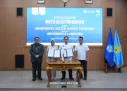 Unila–Untirta Jalin Kerja Sama Tingkatkan Tri Dharma dan SDM Unggul