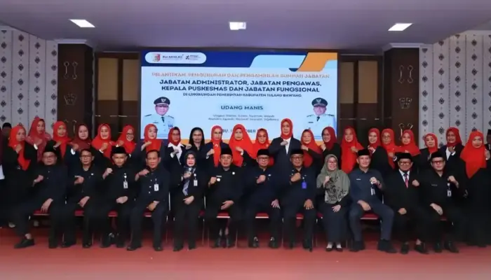 Wakil Bupati Tulang Bawang Lantik 54 Pejabat Baru, Dorong Peningkatan Kinerja dan Pelayanan Publik