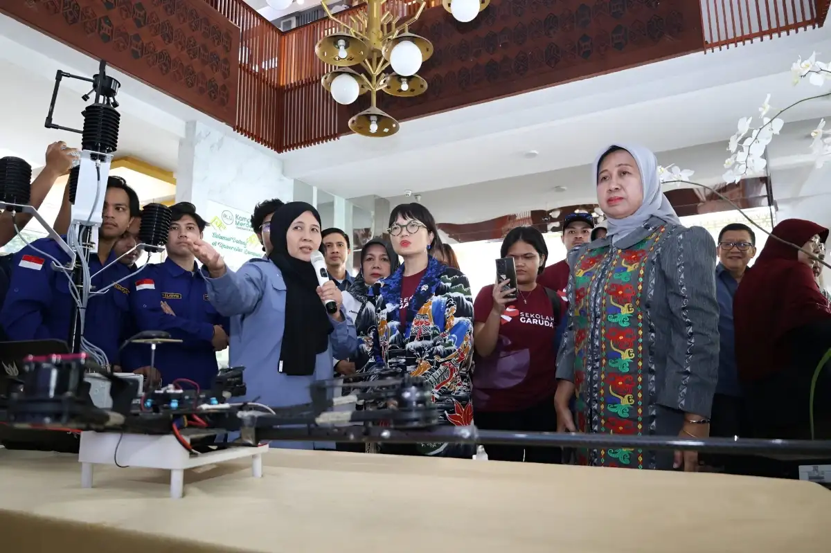 Wamen Dikti Saintek Prof. Stella Kagum Inovasi dan Riset Mahasiswa Unila