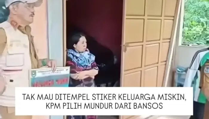 Warga Penerima Bansos di Kepahiang Mengundurkan Diri Karena Tembok Rumah Dipasang Stiker “Keluarga Miskin”