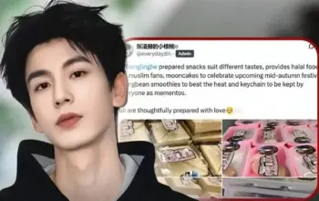 Zhang Linghe Siapkan 1.600 Kotak Makan, Termasuk 400 Halal Box untuk Fans Muslim
