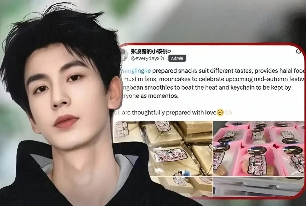 Zhang Linghe Siapkan 1.600 Kotak Makan, Termasuk 400 Halal Box untuk Fans Muslim
