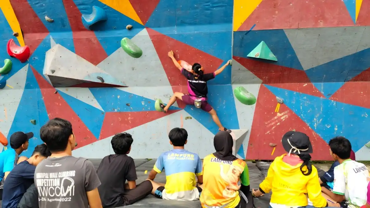 14 Atlet Lolos Pelatda FPTI Lampung Usai Seleksi Kejurnas Panjat Tebing di Semarang