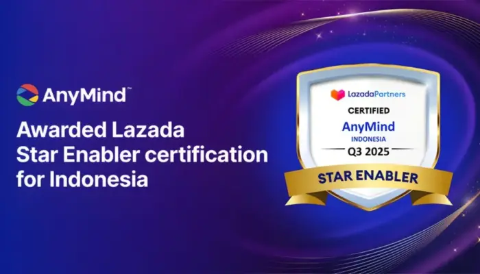 AnyMind Group Resmi Raih Sertifikasi Tertinggi Lazada Star Enabler di Indonesia