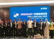 Asprov PSSI Lampung Gelar Kongres 2025, Bahas Capaian Program dan Penetapan Komite Baru 13 Asprov PSSI Lampung Paparkan Capaian Program dan Bahas Komite Banding di Kongres 2025