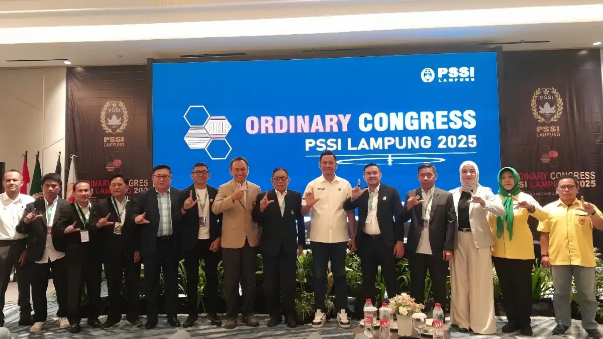 Asprov PSSI Lampung Paparkan Capaian Program dan Bahas Komite Banding di Kongres 2025