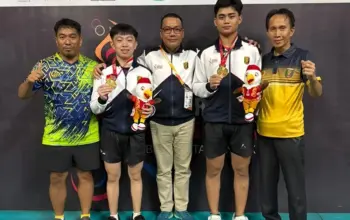 Atlet Pelajar Lampung Ukir Sejarah, Sabet Emas Pertama di Tenis Meja Ganda Putra Popnas 2025 5 Atlet Pelajar Lampung Raih Emas Perdana di Cabor Tenis Meja Ganda Putra Popnas 2025