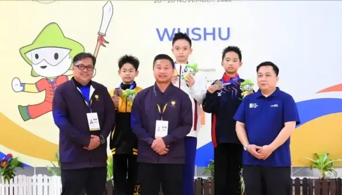 Atlet Wushu Muda Lampung Gavriel Raih Emas di ASEAN School Games 2025 Brunei