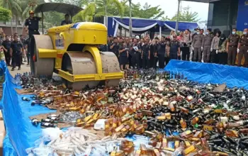 Bea Cukai Sumbagbar Musnahkan Barang Ilegal Senilai Rp74,95 Miliar di Lampung