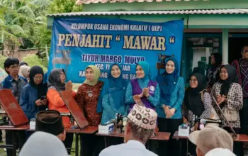 Desa Margo Mulyo Tubaba Resmi Jadi Desa Tapis, TP PKK Lampung Dorong Model Pemberdayaan Keluarga