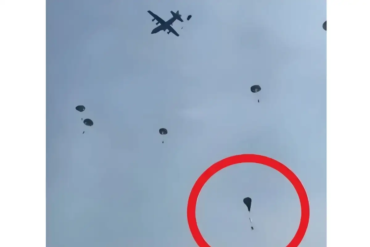 Detik-Detik Mencekam! Parasut Prajurit TNI Gagal Mengembang Saat Latihan di Morowali