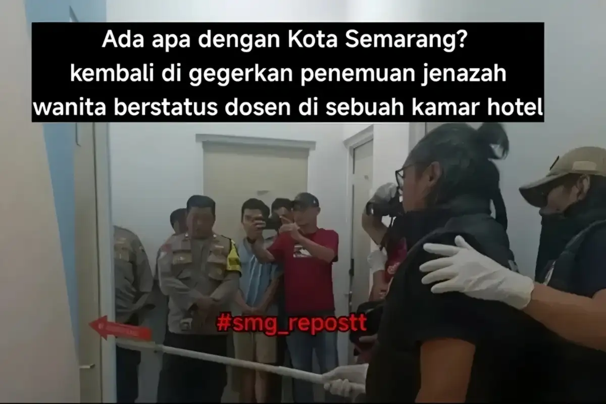 Dosen Wanita 35 Tahun Universitas U Ditemukan Meninggal di Hotel Semarang