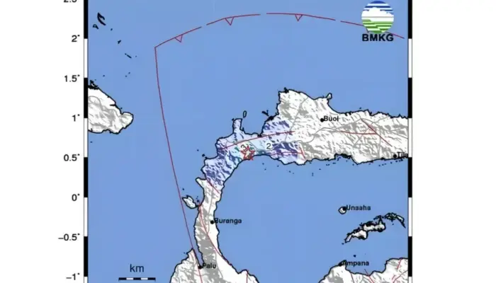 Gempa Magnitudo 4,2 Guncang Parigi Moutong Dini Hari, Warga Terkejut
