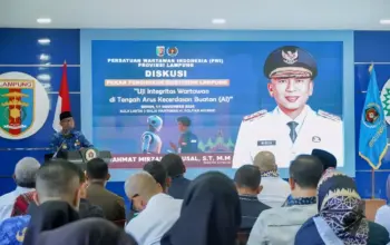 Gubernur Lampung Buka Pekan Pendidikan Wartawan, Tekankan Integritas di Era AI 3 Gubernur Lampung Ajak Wartawan PWI Jaga Integritas di Era AI pada Pekan Pendidikan Wartawan