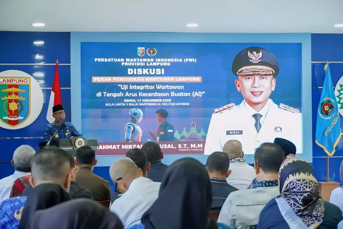 Gubernur Lampung Ajak Wartawan PWI Jaga Integritas di Era AI pada Pekan Pendidikan Wartawan