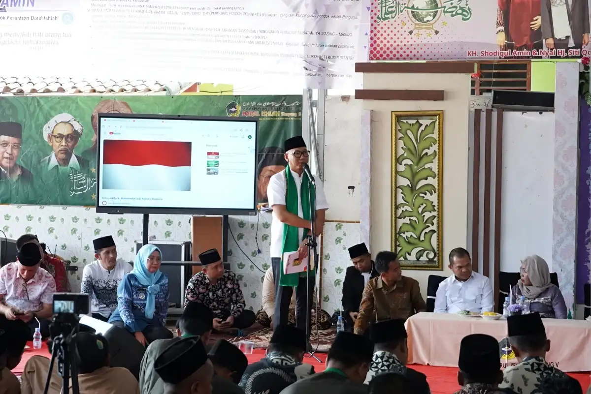 Gubernur Lampung Dorong Santri Darul Islah Tulang Bawang Jadi Agen Perubahan dan Penjaga Moral Bangsa