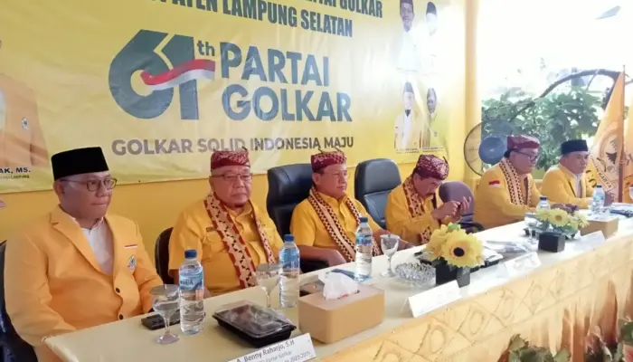 Hanan A. Razak Gelar Temu Kader Golkar Lampung Selatan, Tegaskan Pentingnya Soliditas Partai