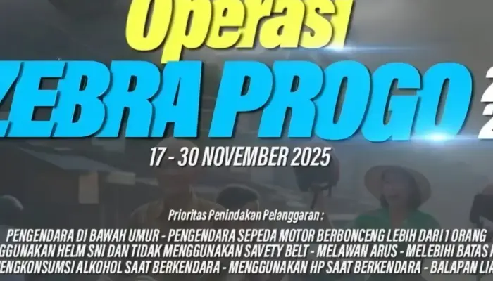 Operasi Zebra Progo 2025 di DIY Resmi Dimulai, Pengendara Diminta Lebih Tertib Berlalu Lintas