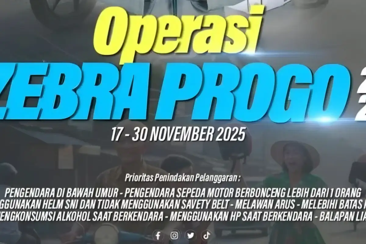 Hendak Liburan ke Jogja? Operasi Zebra Progo 2025 Masih Berjalan hingga 30 November