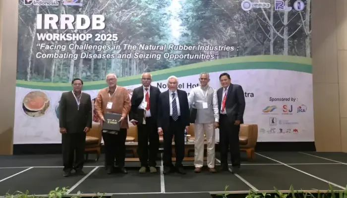 Palembang Jadi Pusat Kolaborasi Riset Karet Global Lewat Workshop IRRDB 2025