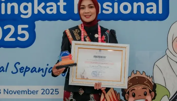 Bunda PAUD Lampung Raih Penghargaan Nasional Berkat Program Wajib Belajar Prasekolah