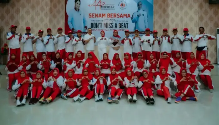 Istri Gubernur Lampung Ajak Warga Cegah Penyakit Jantung Lewat Gaya Hidup Sehat