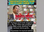 Isu Purbaya Tarik Anggaran MBG Rp71 Triliun untuk Bansos Beras Dibantah, Pemerintah Tegaskan Hoaks!