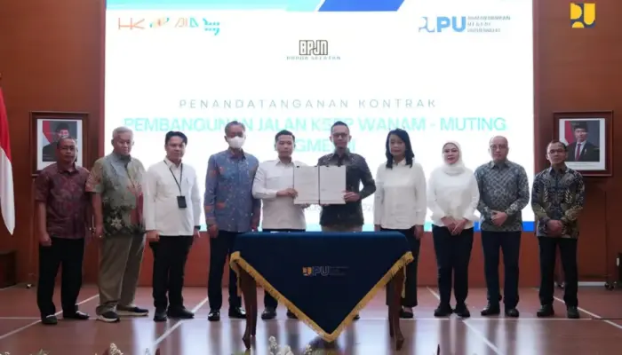 Kementerian PUPR Bangun Jalan KSPP Wanam–Muting Segmen II, Dorong Akses dan Produksi Pangan di Papua Selatan