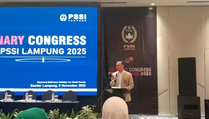 Ketua KONI Lampung Dorong Kongres PSSI 2025 Jadi Momentum Pembaharuan Sepak Bola Daerah