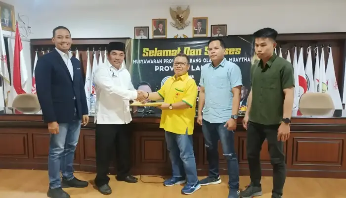Terpilih Aklamasi, Khairil Anas Pimpin Muaythai Lampung dan Fokus Tingkatkan Pembinaan Prestasi Atlet