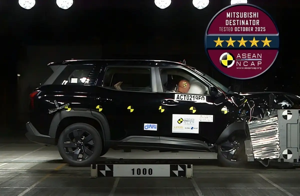 Mitsubishi Destinator Tunjukkan Keamanan Prima dengan 5 Bintang Uji Tabrak