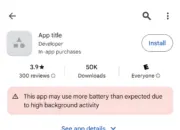 Google Play Akan Tandai Aplikasi yang Boros Baterai Mulai Maret 2026 13 Mulai Maret 2026, Google Play Akan Beri Label Khusus untuk Aplikasi Boros Baterai